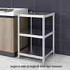304 Stainless Steel 3-Tier Storage Rack