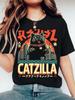 Catzilla T-Shirt: Japanese Kaiju Cat Owner Gift