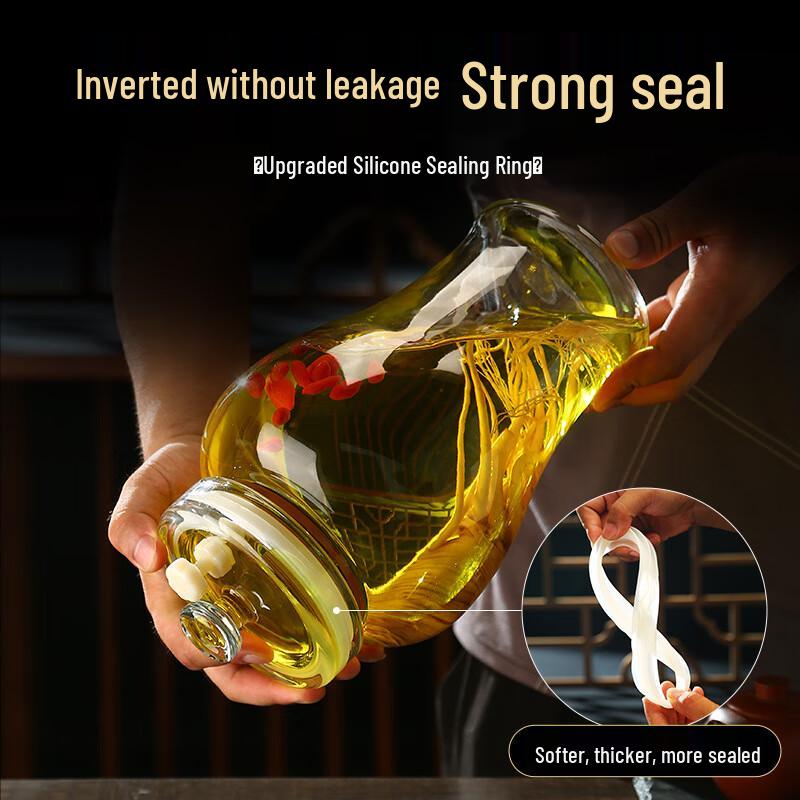 Yuyi Angel Sealed Glass Infusion Jar with Faucet