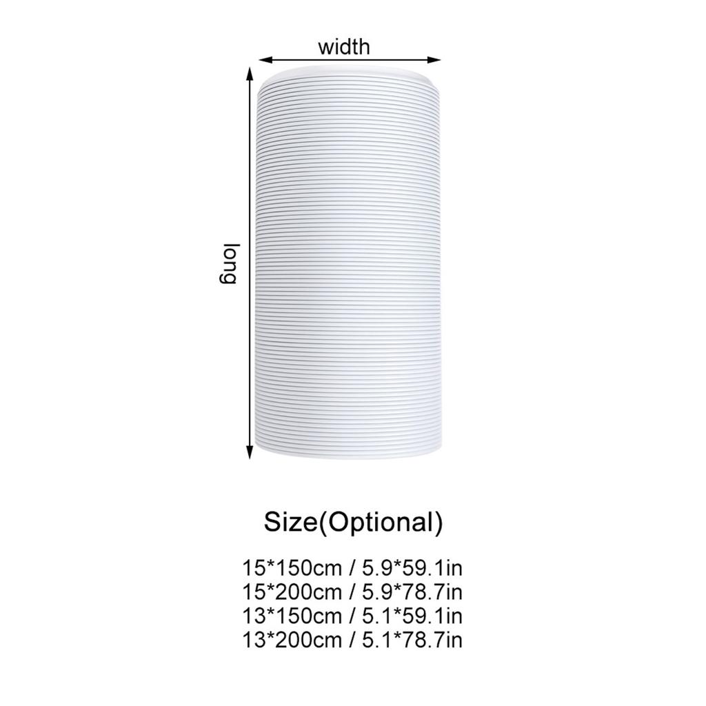 Portable Universal Flexible Air Conditioner Exhaust Hose Tube Replacement Parts(D13cm*1.5M)