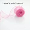 10 Yards/Roll Chiffon Organza Silk Ribbon Satin For DIY Craft Gift Wrapping Decoration Wedding Bouquets Wreath Sewing Supplies