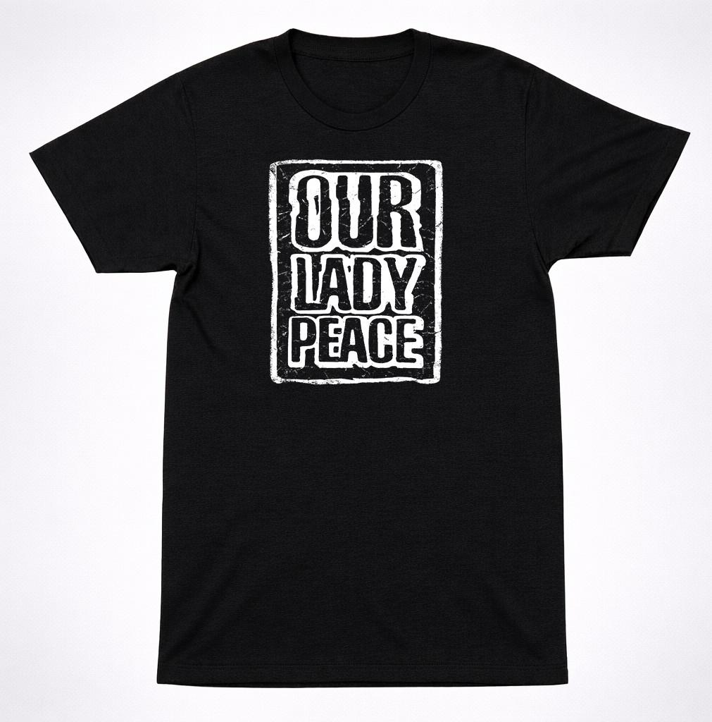 Футболка с логотипом Our Lady Peace, 90-е, Альтернативный рок-бэнд, Черная футболка с принтом S