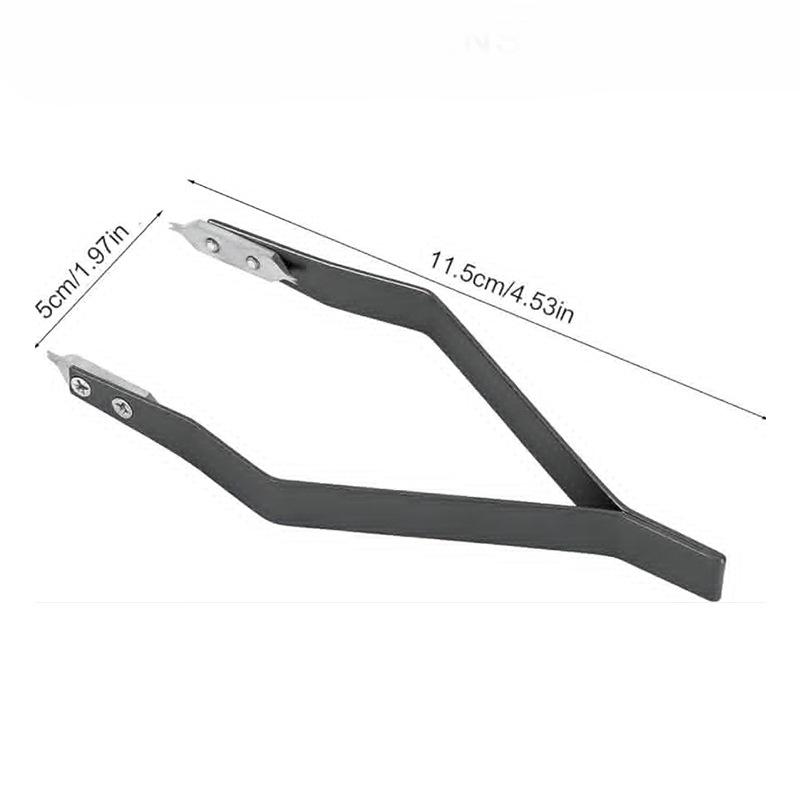 Black Spring Bar Removal Pliers with Y-Type Strap Remover and Spare Pins
