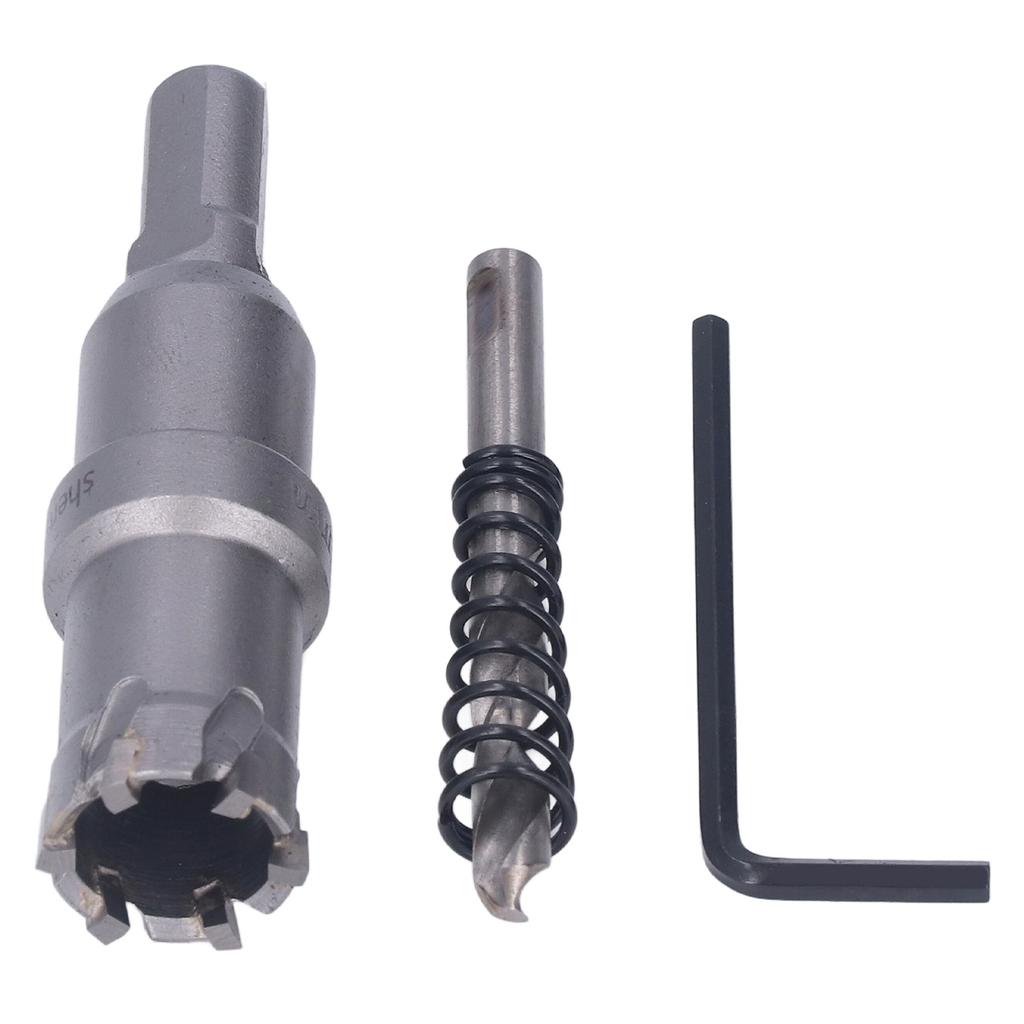 Tungsten Carbide Teeth Hole Saw Cutter Industrial Grade Opener Drill Bit TCT Thick Metal20mm