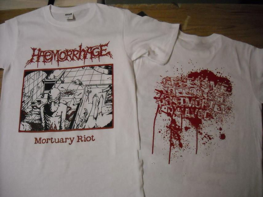 Rare! Haemorrhage Mortuary Riot T-shirt tour Concert Unisex Adult S to 5XL IM043 Unisex T-Shirt M