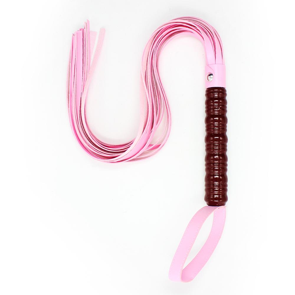 VaHppy Sex Whip 60CM 120G PU 4colors Game Toys Couple Flirting Spanking SM BDSM Tassel Tail Alternative Stimulation Sex Toys Delicate Handle