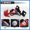 Parking Brake, for Spring Parking Brake Thingy, for Polaris RZR 570 800 900 1000 Turbo Turbo S, Iron, Black Red Auto Accessories