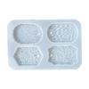 Heart Pentagon Gypsum Silicone Mold Solid Aromathe Handmade Soap Pendant Ornament Mold Diy Round Plaster Listing Mold