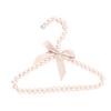 Clothes Hanger with Bow Non-slip ABS Children Faux Pearl Rack for Home