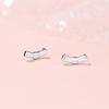 Simple Bow Stud Earrings Women's Small and Exquisite Daily Commuting Wear Earrings Niche Temperament Jewelry