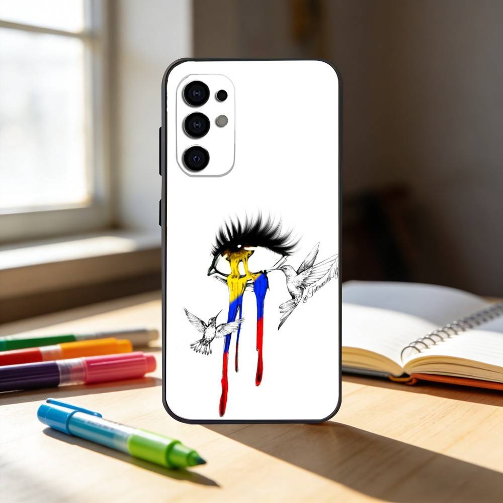 v-Venezuela Esthetic Art -t Phone Case For Samsung S25,S24,S21,S22,S23,S30,Ultra,S20,Plus,Fe,Note,10,9,5G Black Cover