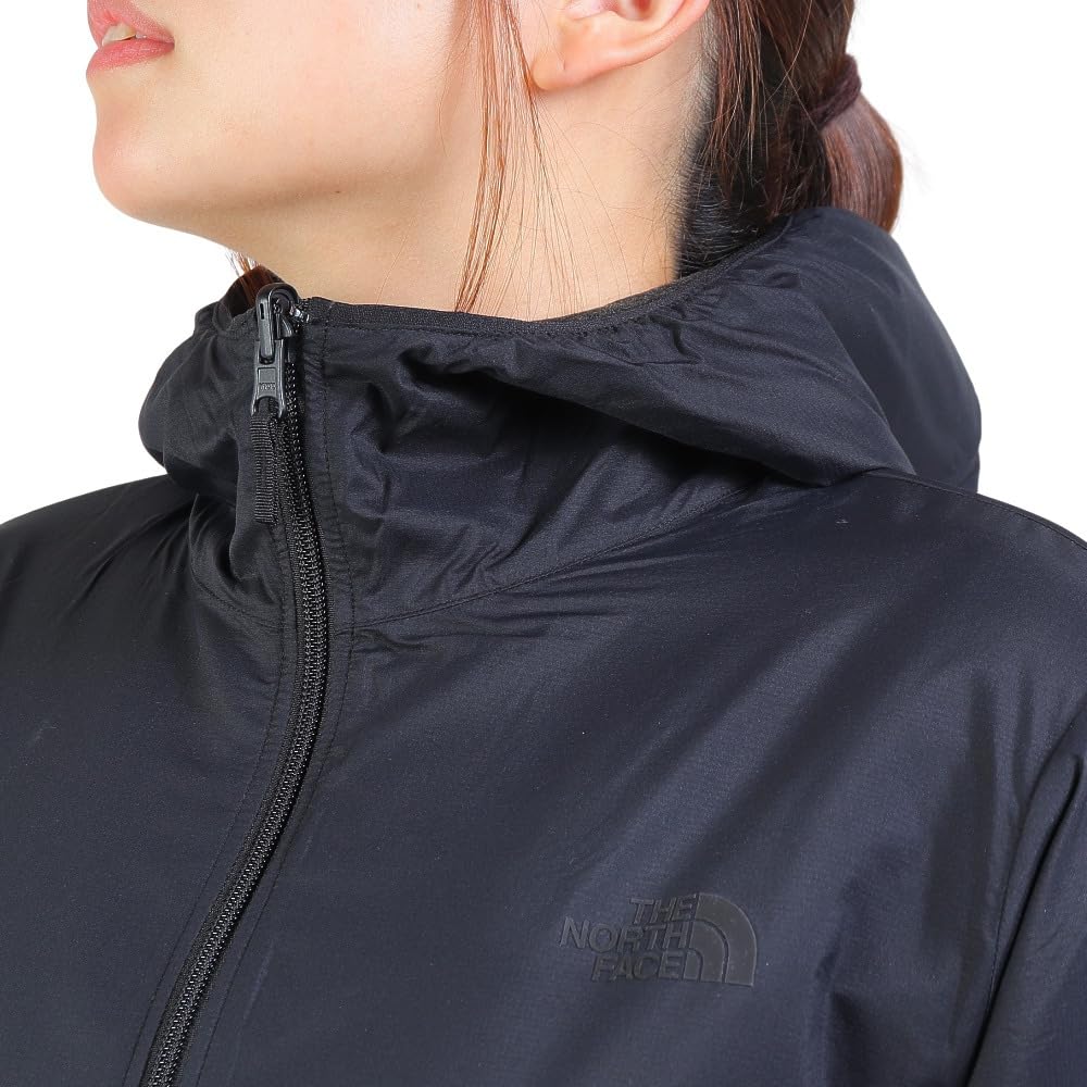 North Reversible Tech Air Hoody Stretch Static Care Charcoal M [The Face] Women's Black/Mixed