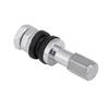 10pcs TR43E Tyre Valve Stems Tubeless Tire Valves Metal Replacement Stems with Thrd End for Motorcycles Cars Trucks