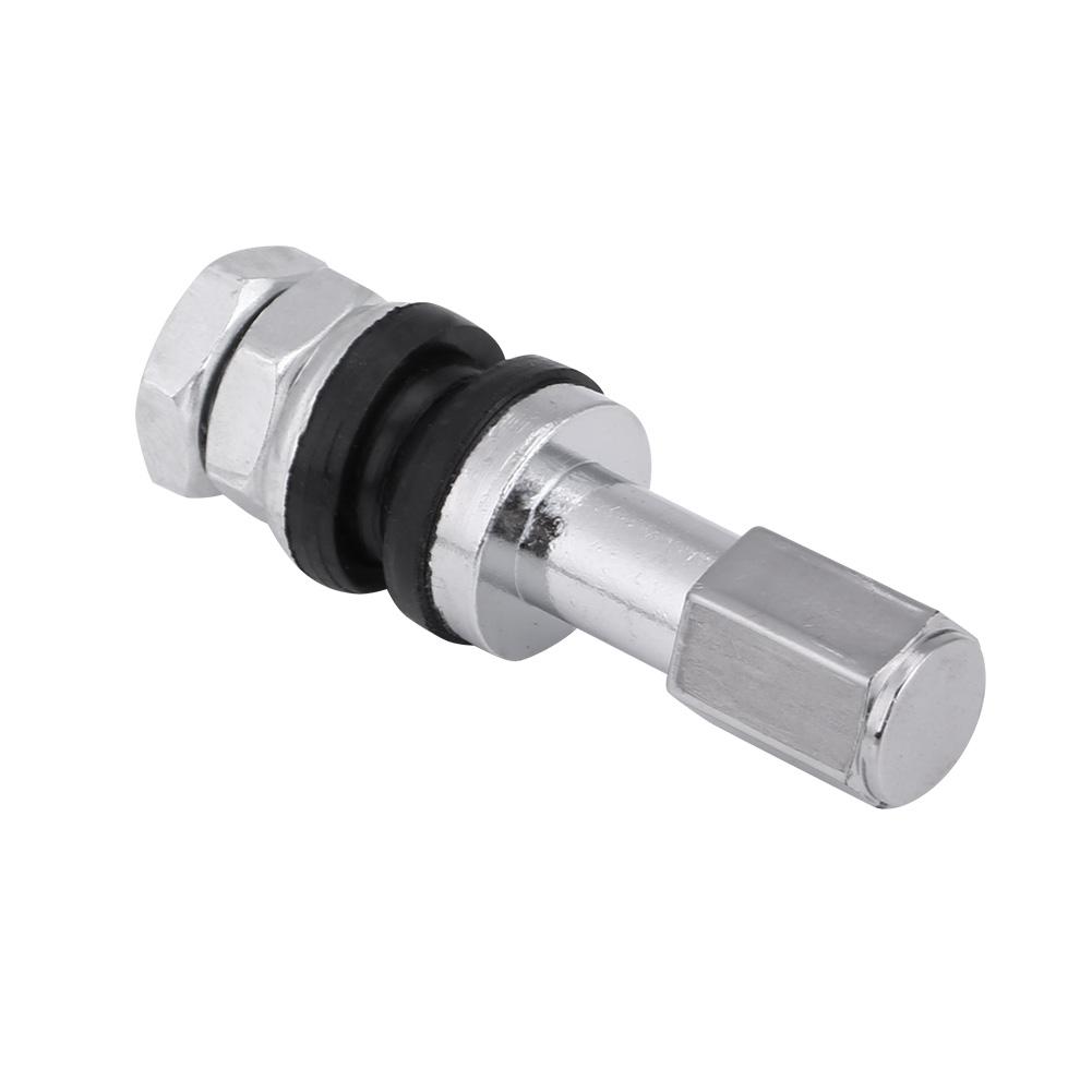 10pcs TR43E Tyre Valve Stems Tubeless Tire Valves Metal Replacement Stems with Thrd End for Motorcycles Cars Trucks