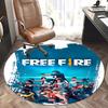 Free Fire Characters,Gaming Merchandise Chair Mat Round Rug Office Carpet, Non Slip, Suitable for Living Rooms, Bedrooms Decor.1205327a