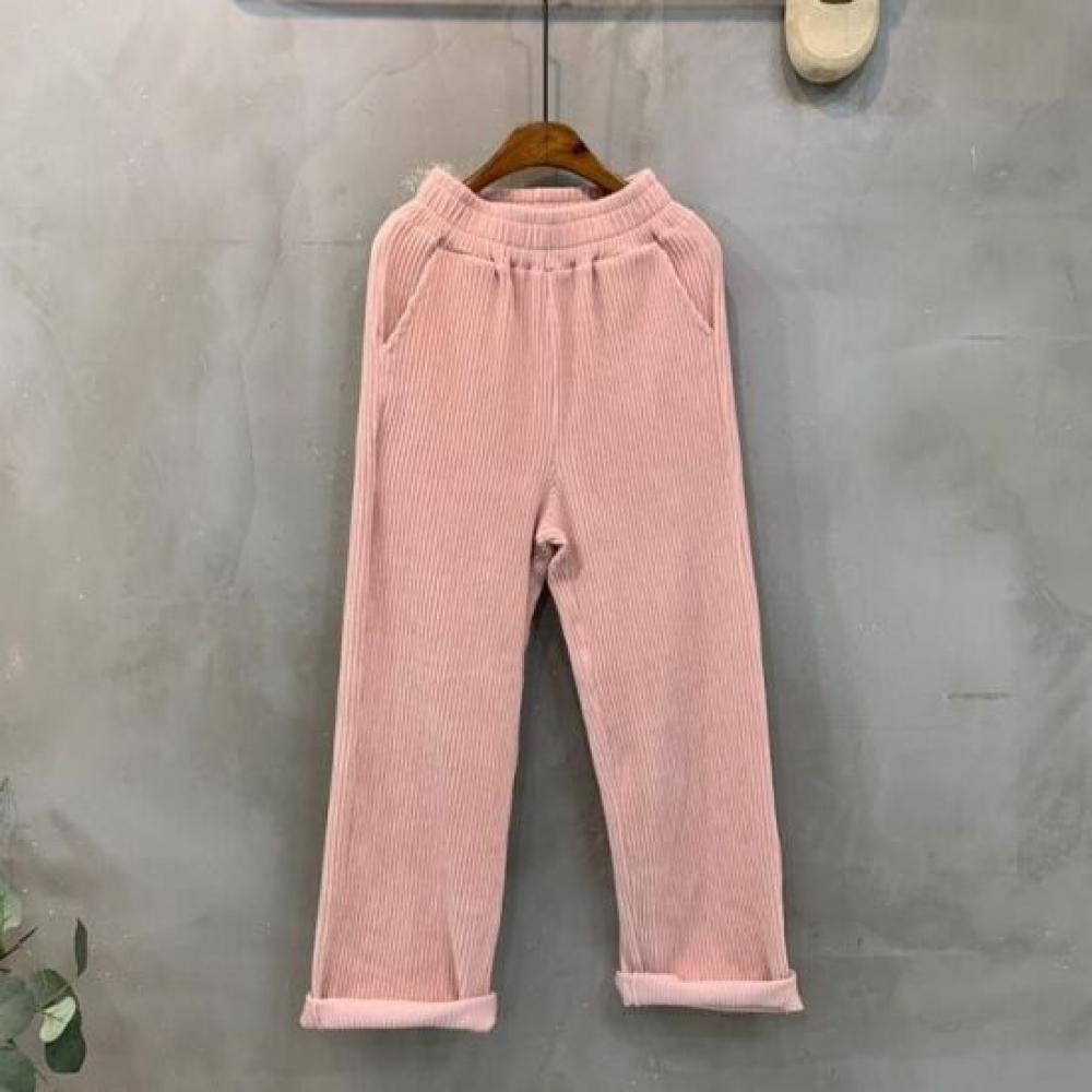 C S In The Room Velour Corduroy Wide pantS 4Color Nk Bp 001