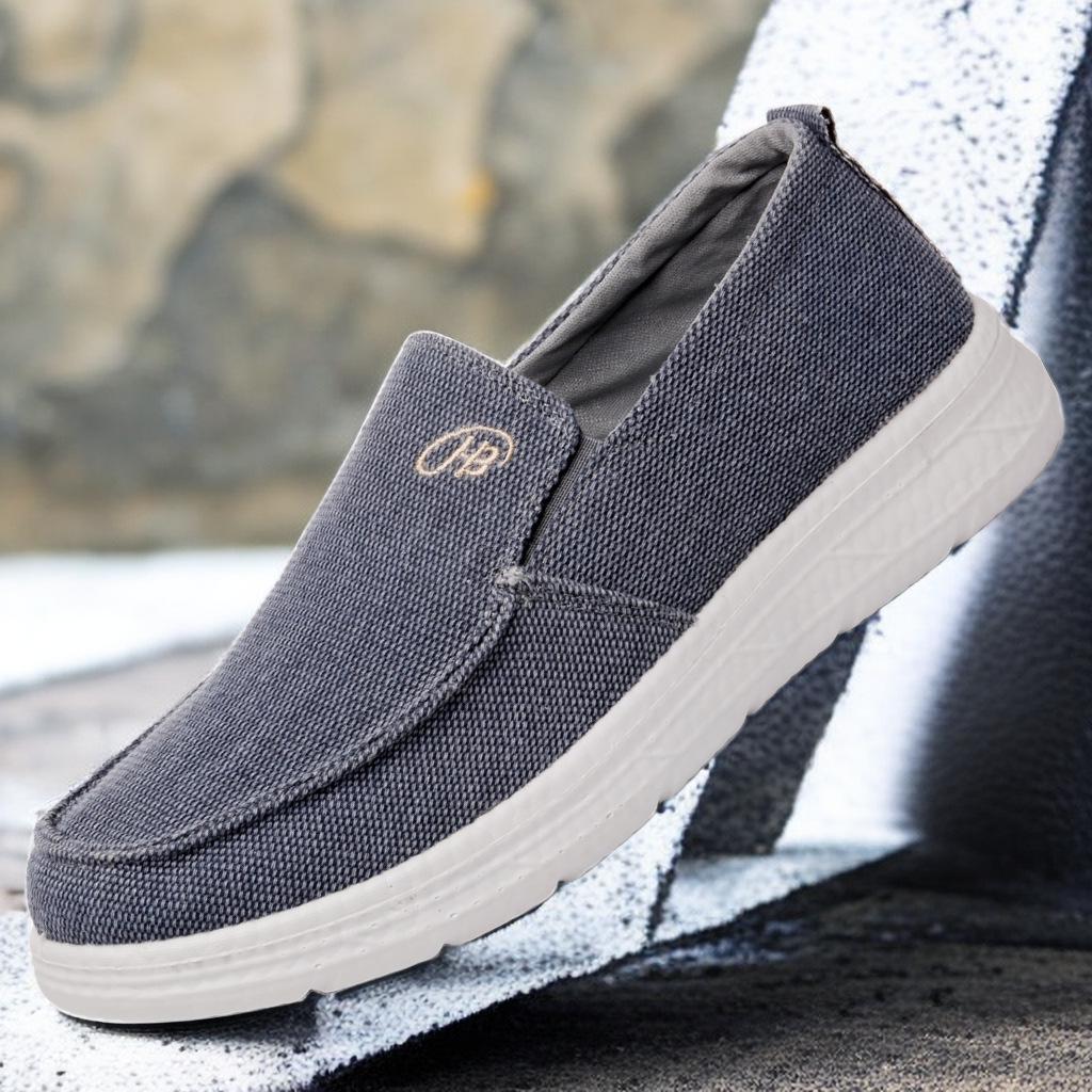 Extra Large Men's Canvas Shoes: Casual Slip-On, Sizes 45-48
