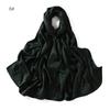 Summer New Carf Matte Satin Monochrome Long Scarf, Satin Imitation Silk Solid Color Long Silk Scarf Headscarf