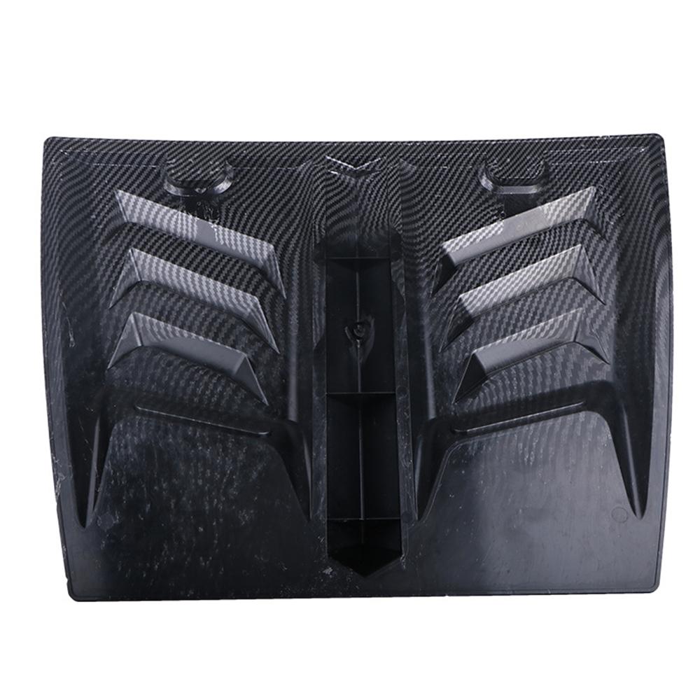 Universal Car Exterior Hood Vent Scoop Cover  Air Intake Trim Carbon Fiber Look