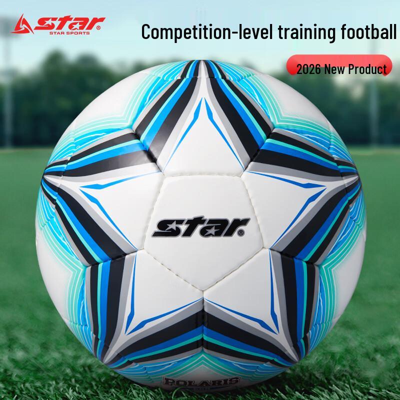 Star Size 5 PU Hand-Stitched Soccer Ball