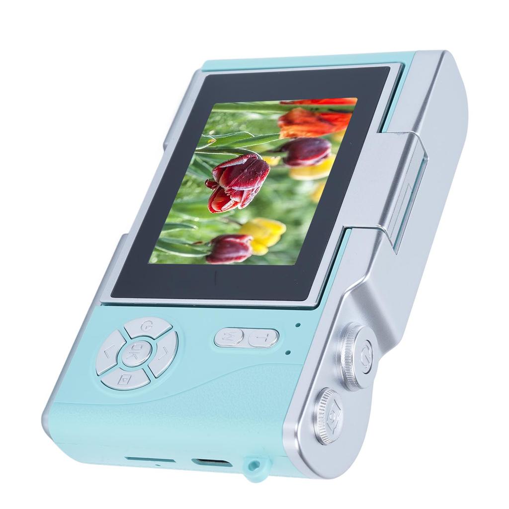 Digital Photography Camera 1080P 48MP 2.4 Inch HD Display 8X Electronic Zoom Video Camera Green