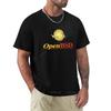 OpenBSD T-Shirt Boys T Shirts Summer Clothes Short Sleeve Tee Men T Shirts Black Cotton Mens T-shirt