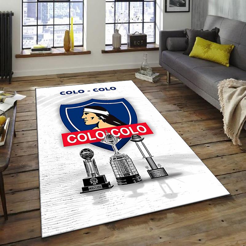 1pc Football Team Design Area Rug - Non-Slip, Soft & Cozy Floor Mat for Living Room, Bedroom, Office - Indoor/Outdoor Decorative Carpet