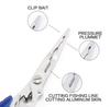 Multifunction Fishing Plier Scissor Line Cutter Lure Hook Remover Tackle Cutting Tool 17CM