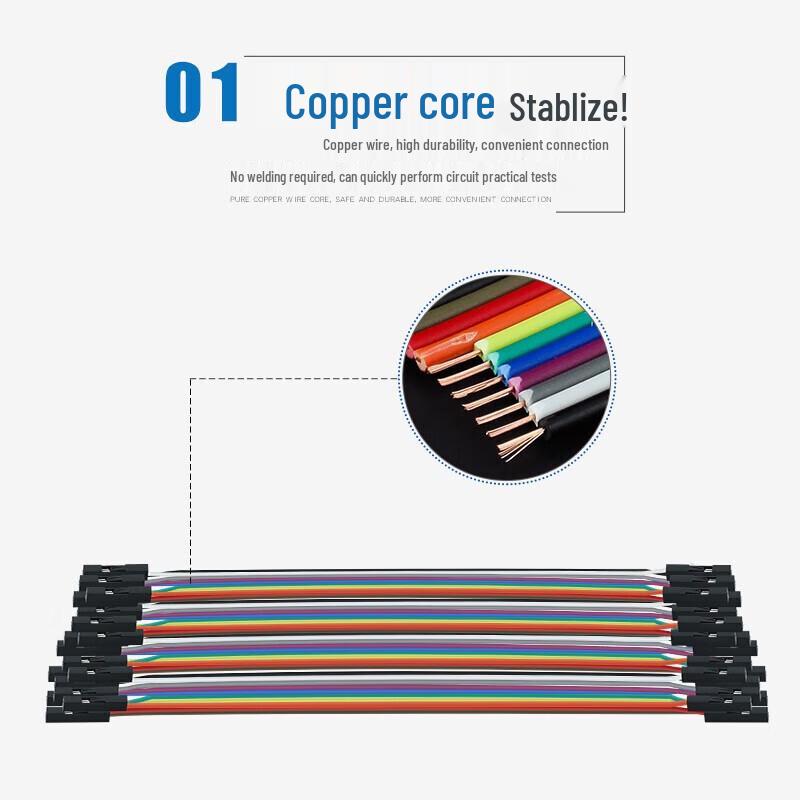40-Pin Male to Female DuPont Ribbon Jumper Cable