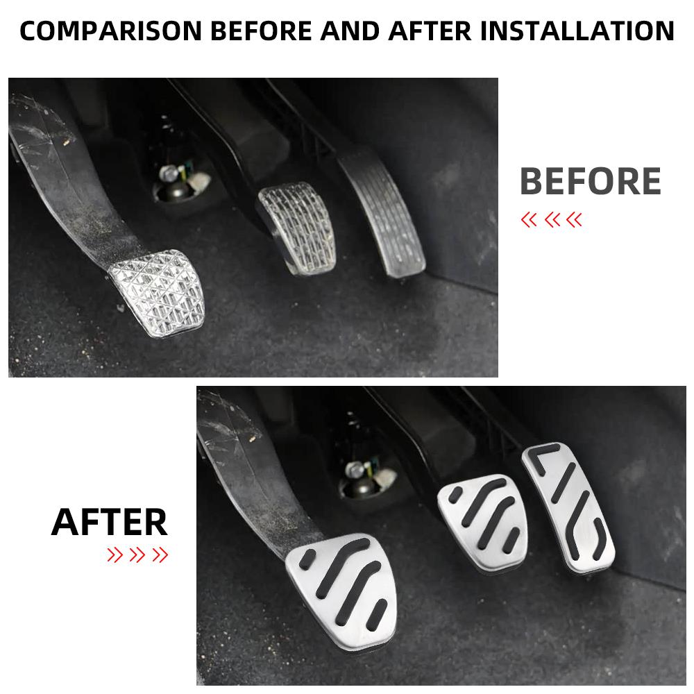 For MG HS 2018- 2024 2025 2026 RX5 2016-2024 2025 2026 Pedals Gas Brake Pedal Cover Aniti-Slip Pad Protector Car Accessories