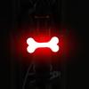 Lumières de vélo LED d'avertissement extérieures chargement USB feu arrière accessoires de vélo créatifs