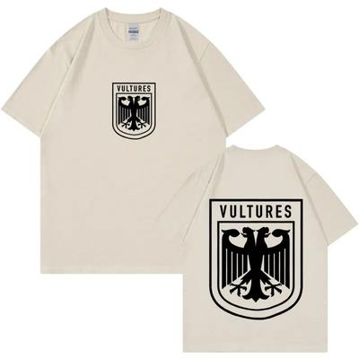 Koszulka męska damska hip-hopowa modna vintage koszulka casualowa bawełniana luźna koszulka streetwear