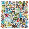50 New Style Trendy Dinosaur Series Graffiti Stickers Graffiti Decorative Stickers