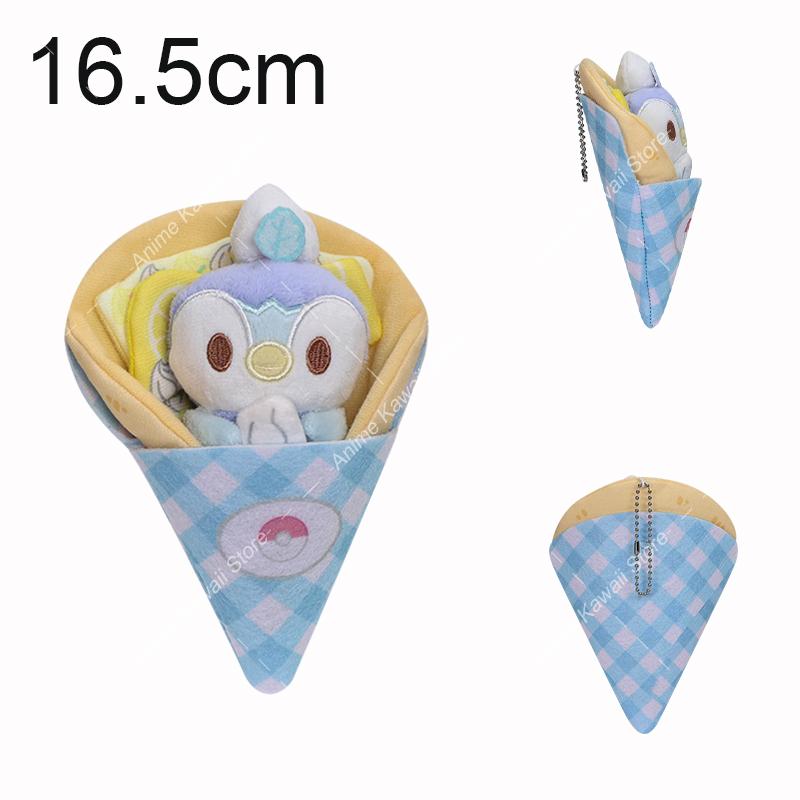 Mimikyu Gastly Bulbasaur Hisuian Zorua Kawaii Plush Toy School Bag Backpack Pendant Key Ring Small Doll Birthday Gift