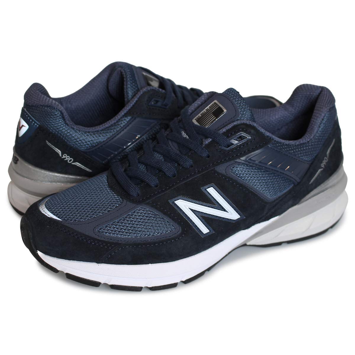

990 Кроссовки Ширина D СДЕЛАНО В США Темно-синий M990NV5 [New Balance] US9.5-27.5 [Б/у]