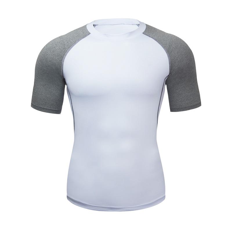 Men's Quick-Dry Compression Short-Sleeve T-Shirt for Sports and Training