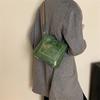 Borse a secchiello a tracolla in pelle PU semplice vintage per donna Borsa a mano di lusso firmata Borsa a spalla nera da donna