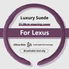New Suede Car Steering Wheel Cover For Lexus ES300h 350 RX350 450h NX350 NX450h LX600 GX460 IS300 RZ450e Luxury 38Cm Car Styling