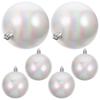 6Pcs Christmas Ball Ornaments Iridescent Hanging Decor for Tree Window Door Party Wedding Celebration Decorative Props