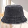 Retro pure cotton washed bucket hat for men and women spring and autumn summer tide sunscreen sunshade basin hat