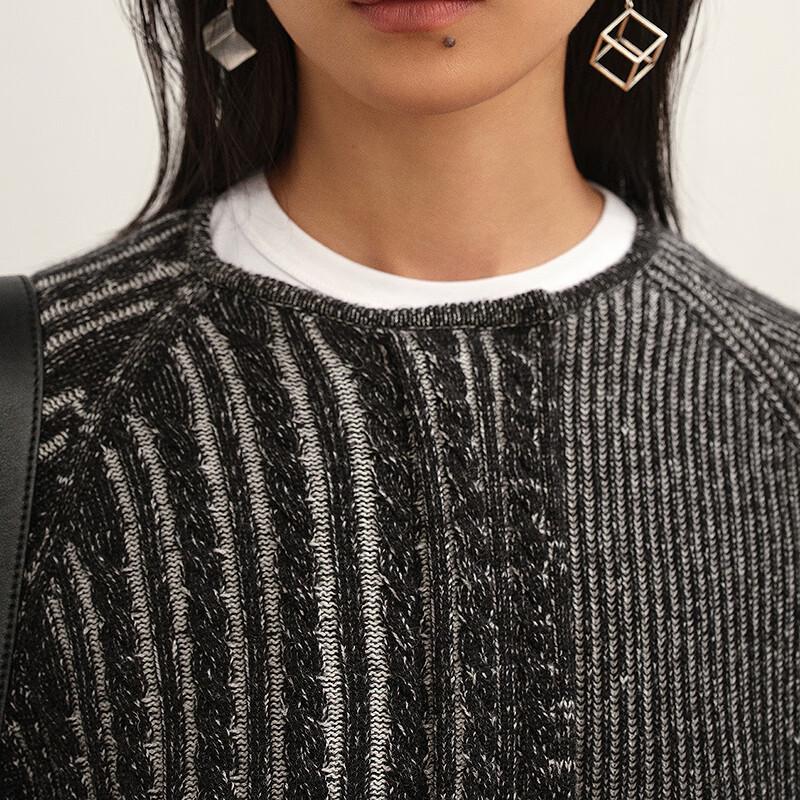 LESS 2025 Winter Cashmere Wool Blend Cardigan