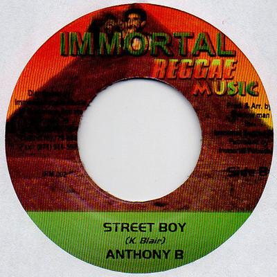 7inch Record ANTHONY B - Street Boy IRM002 Immortal Reggae Jamaica Reggae, Ska & Dub Used