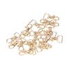 20Pcs Keychain Clip Zinc Alloy DIY Corrosion Resistance Durable Glossy Safe Key Ring Clips