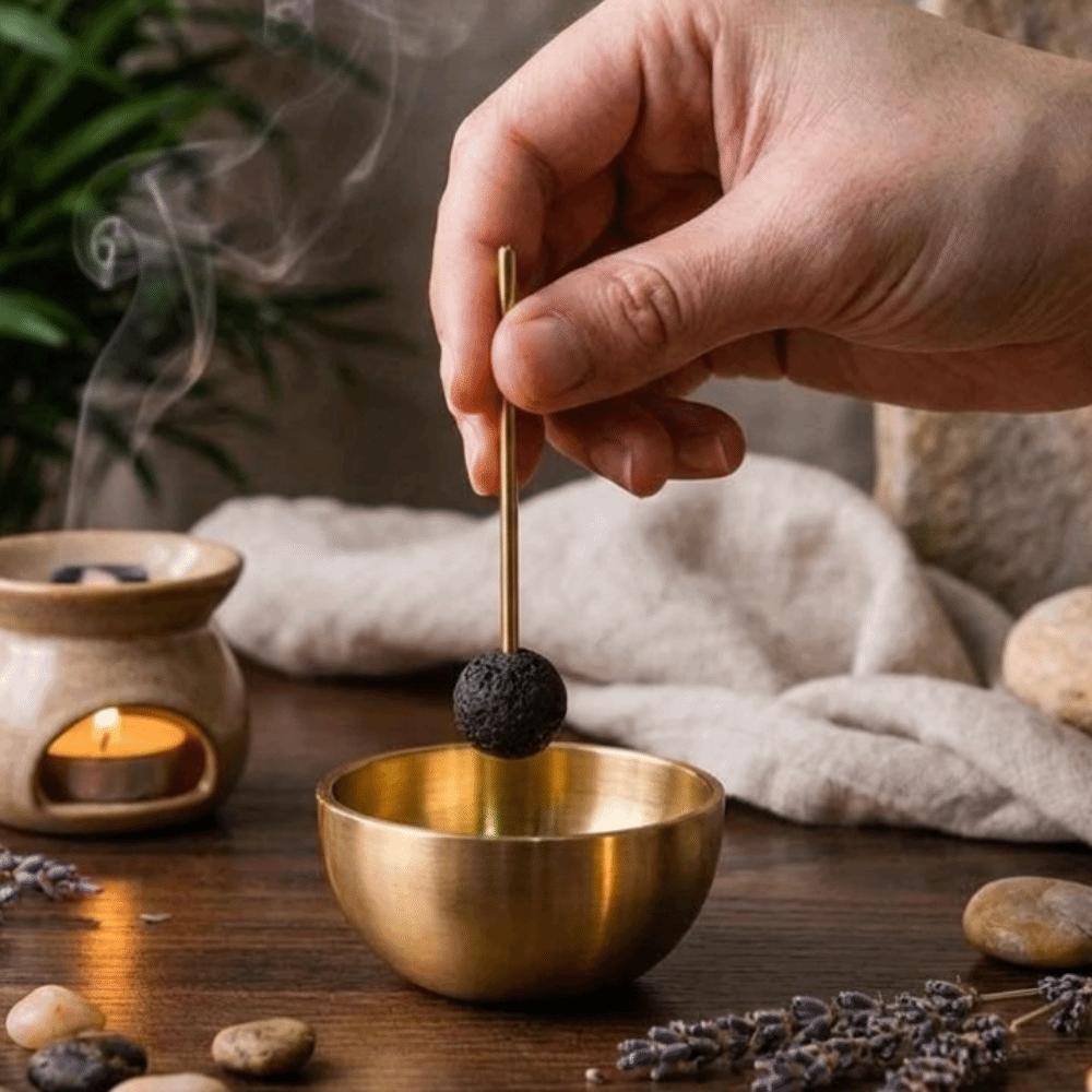 Portable Mini Singing Bowl Handmade Metal Sound Sound Bowl Copper with Striker Singing Bowl Ornaments Home Decoration
