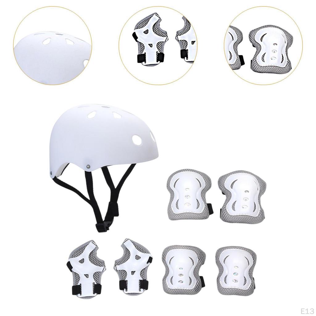Kids Bike Helmet Set Ventilation for Skateboarding Outdoor Sports Boys Girls