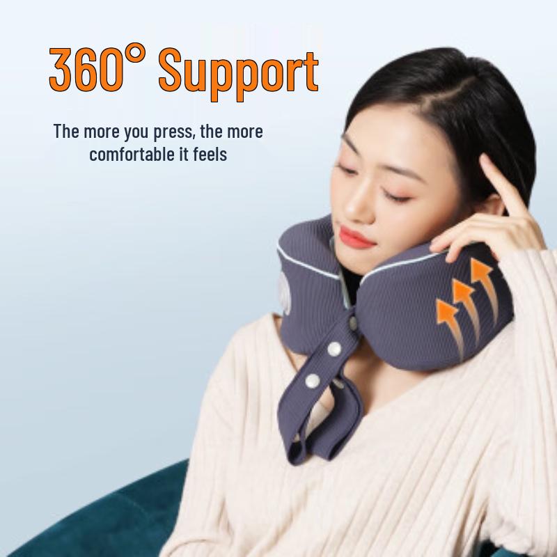 Portable U-shaped Neck Massager Pillow