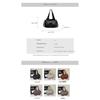 Multi Carry Faux Leather Handbag with Shoulder Crossbody and Handheld Options