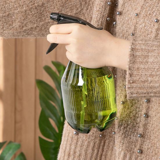 Hand Pressure Watering Can Plant Mister Spray Bottle with Adjustable Nozzle Pump Sprinkling Can for Indoor Plant Care Household Cleaning