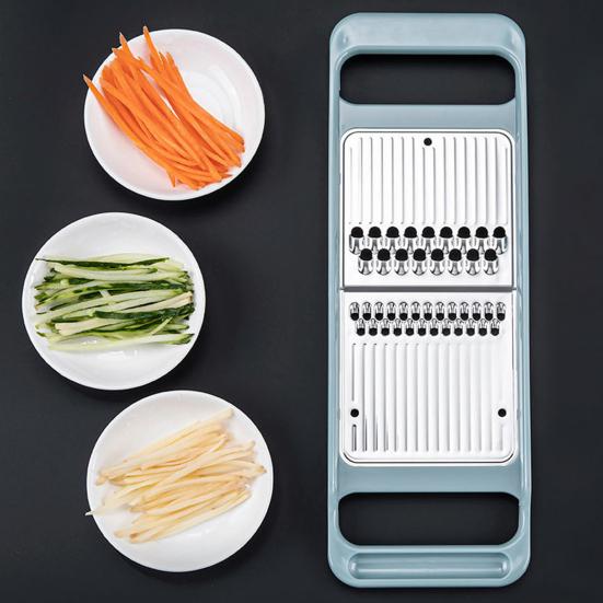 Gemüseraspel Super Scharf Reibe 2 Farben Praktisch Tragbar Manuell Hobel Küchenwerkzeug