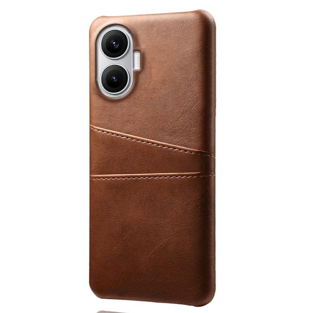 For Xiaomi Poco F7 5G/Redmi Turbo 4 Pro 5G Case Dual Card Slots PU Leather+Hard PC Phone Cover